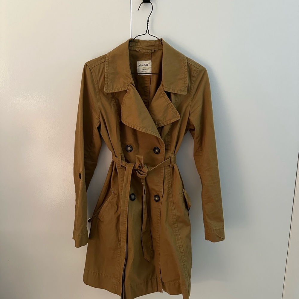 Old Navy Tan Trench Coat